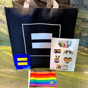 Equality Tote Gift Set Black Bag New.